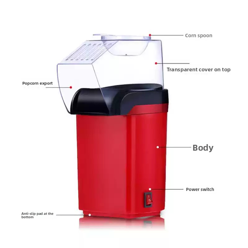 Oil-free air Corn machine,Pipo - Air Popcorn Maker review and price