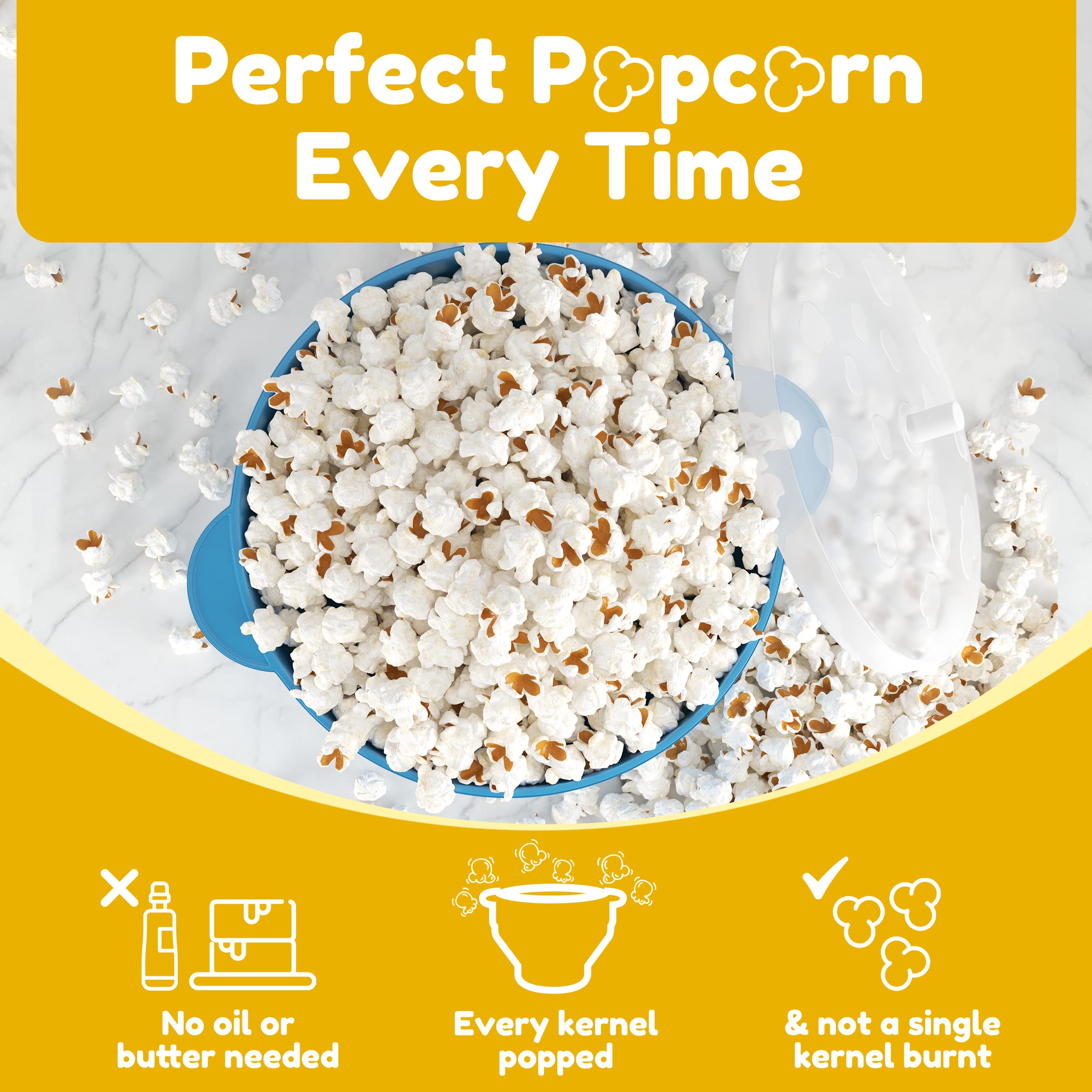 Microwave Silicone Popcorn Pop - Air Popcorn Maker review and price