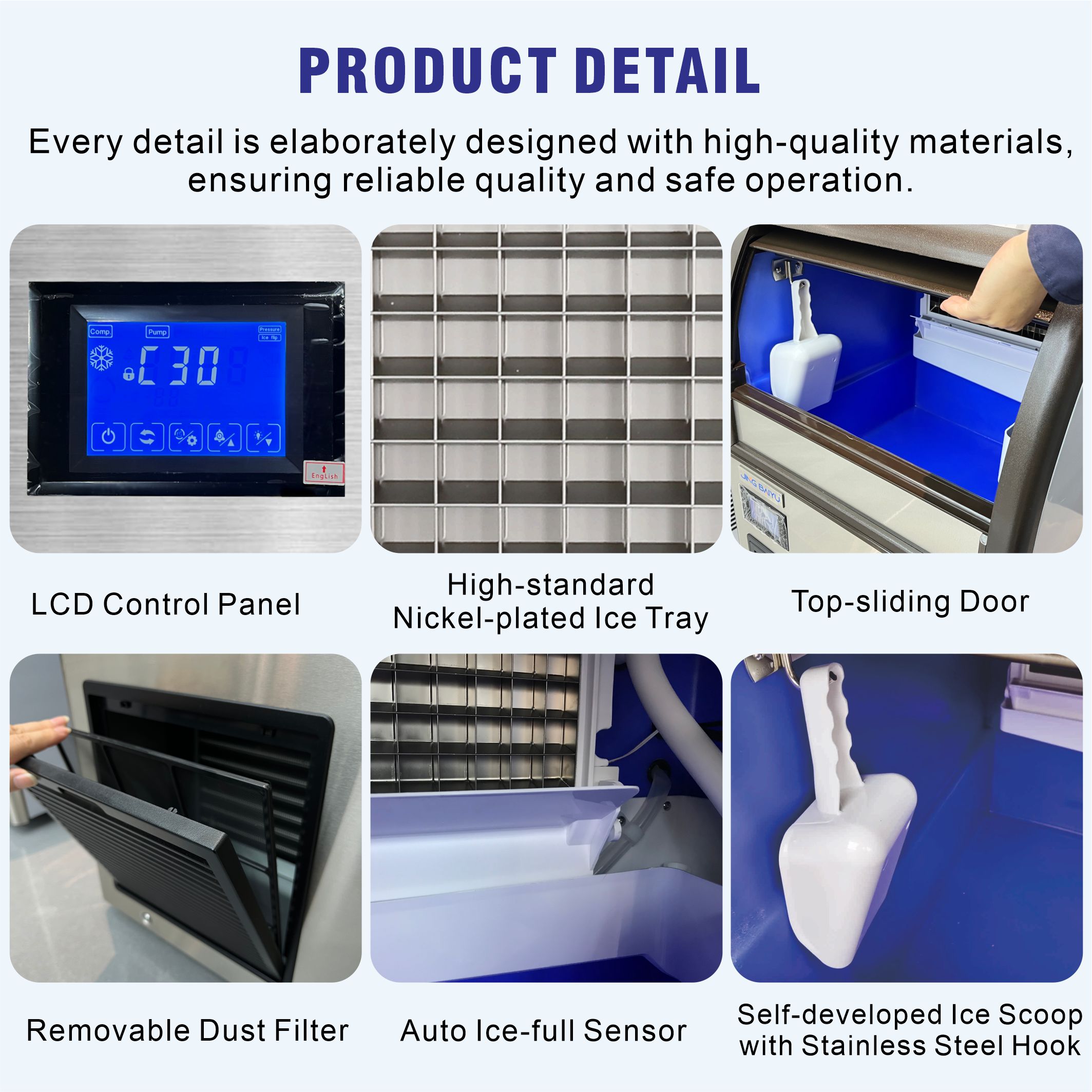 50kg/24h Integrated Block Ice  - Kitchen Appliances Lowes review and price
