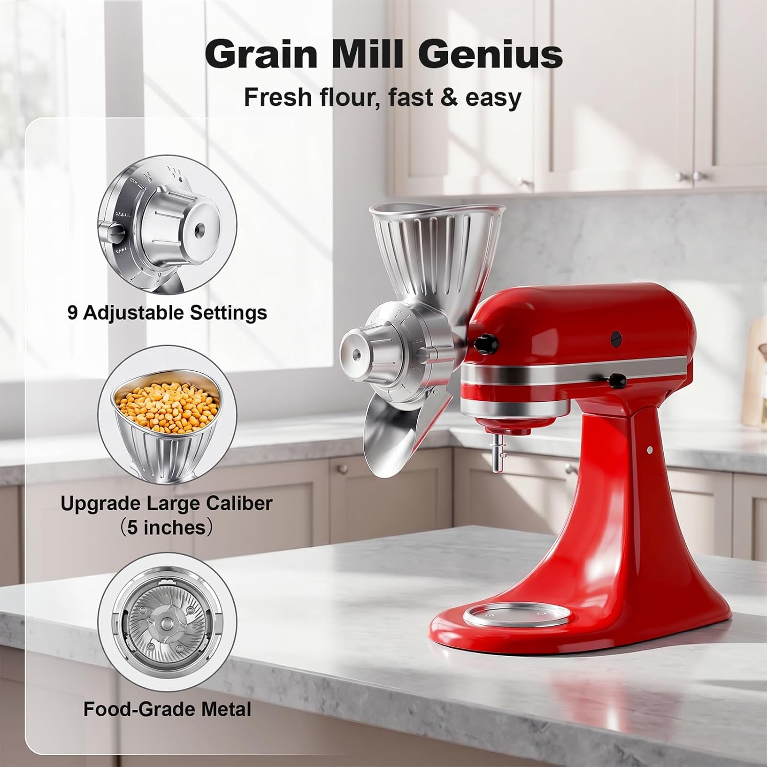 For KitchenAid All Metal Grain - Kitchen Appliances Lowes review and price