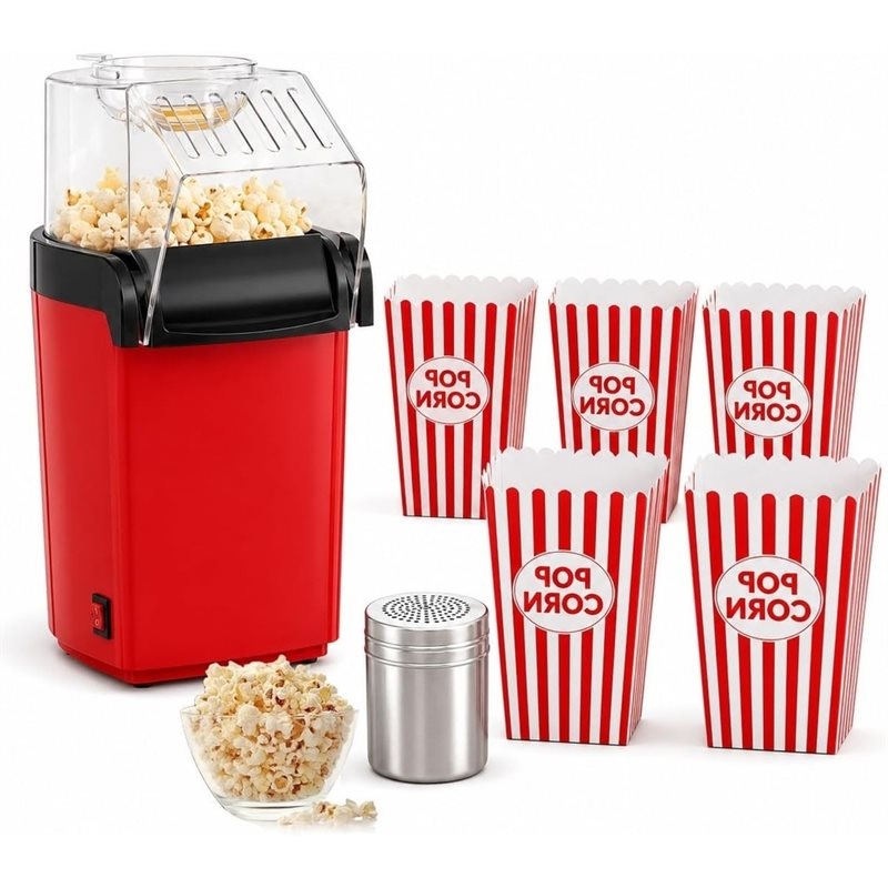 Hot Air Popcorn Maker With 5 P - Air Popcorn Maker review and price